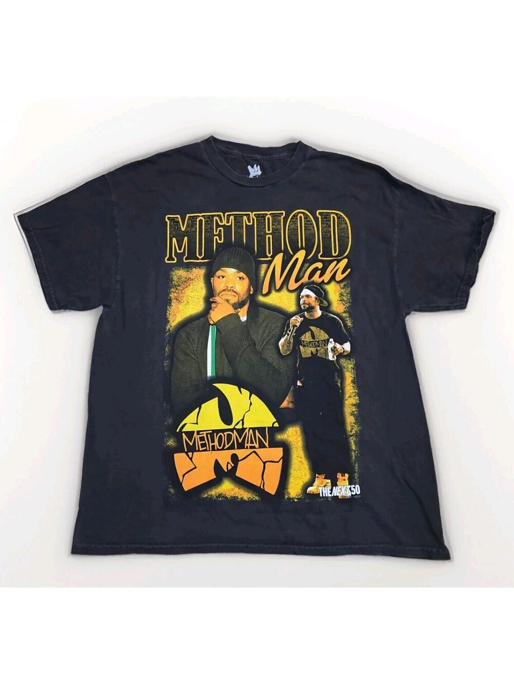 Iconic Apparel Method Man Ash Black T Shirt Size Large (189)